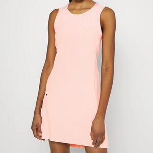 Nike Sleeveless Dri-FIT Golf Dress Light Pink with Pockets and pleated size L